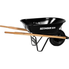 SEYMOUR-MIDWEST - Wheelbarrows; Capacity (Cu. Ft.): 6.00 (Feet); Wheel Type: Pneumatic ; Length (Decimal Inch): 55.5000 ; Width (Decimal Inch): 26.5000 ; Height (Decimal Inch): 24.500000 ; Wheel Diameter (Inch): 8 - Exact Tool & Supply