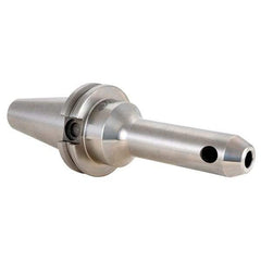 Techniks - CAT40 Taper Shank 3/8 Hole End Mill Holder & Adapter - 1" Nose Diam, 5" Projection - Exact Tool & Supply