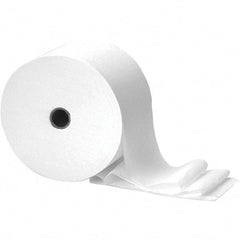 PRO-SOURCE - Small Core Bath Tissue, 850' Roll Length x 3.88" Sheet Width - 1 Ply, White, Recycled Fiber, 24 Rolls - Exact Tool & Supply
