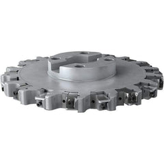 Seco - Shell Mount Connection, 1.024" Cutting Width, 91.5mm Depth of Cut, 315mm Cutter Diam, 60mm Hole Diam, 9 Tooth Indexable Slotting Cutter - R335.25 Toolholder, XNHQ 1707 Insert, Right Hand Cutting Direction - Exact Tool & Supply