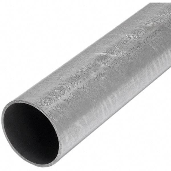TAPCO - 10' High, Galvanized Traffic Sign Post - Steel, Silver - Exact Tool & Supply