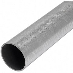 TAPCO - 10' High, Galvanized Traffic Sign Post - Steel, Silver - Exact Tool & Supply