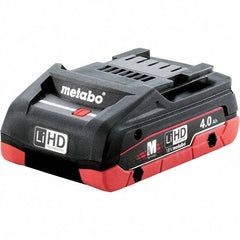 Metabo - 18 Volt Lithium-Ion Power Tool Battery - 4 Ahr Capacity, 80 min Charge Time, Series 18V LiHD - Exact Tool & Supply