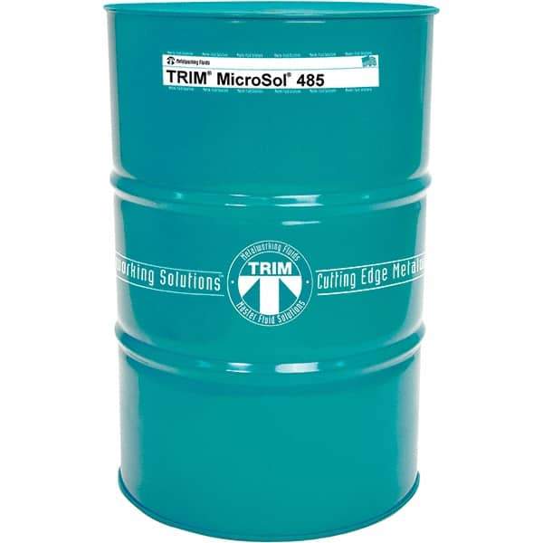 Master Fluid Solutions - TRIM MicroSol 455, 54 Gal Drum Cutting Fluid - Semisynthetic - Exact Tool & Supply