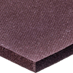 USA Sealing - Rubber & Foam Sheets; Material: Silicone ; Thickness (Inch): 1/8 ; Hardness: Medium ; Width (Inch): 24.0000 ; Length (Inch): 24 ; Color: Brown - Exact Tool & Supply