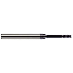 Harvey Tool - Square End Mills; Mill Diameter (mm): 0.90 ; Mill Diameter (Decimal Inch): 0.0350 ; Length of Cut (Decimal Inch): 0.1050 ; Material: Solid Carbide ; Finish/Coating: AlTiN ; Shank Diameter (Inch): 1/8 - Exact Tool & Supply