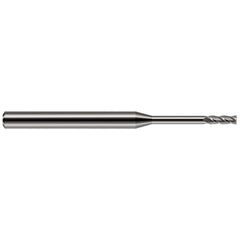 Harvey Tool - 0.05", 0.15" LOC, 1/8" Shank Diam, 1-1/2" OAL, 2 Flute Solid Carbide Square End Mill - Exact Tool & Supply