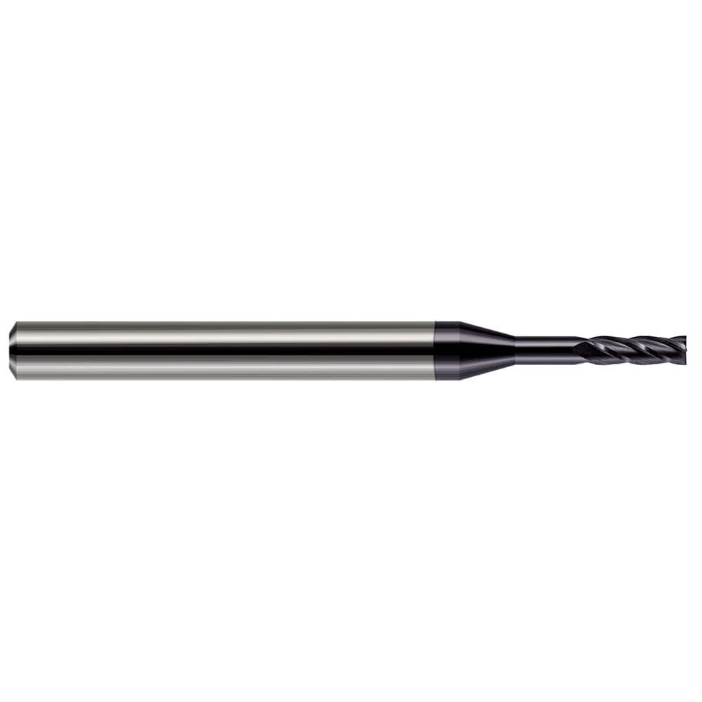 Harvey Tool - 0.1", 0.3" LOC, 1/8" Shank Diam, 1-1/2" OAL, 4 Flute Solid Carbide Square End Mill - Exact Tool & Supply