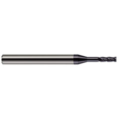 Harvey Tool - Square End Mills; Mill Diameter (Decimal Inch): 0.0800 ; Length of Cut (Decimal Inch): 0.2400 ; Material: Solid Carbide ; Finish/Coating: AlTiN ; Shank Diameter (Inch): 1/8 ; Single or Double End: Single - Exact Tool & Supply