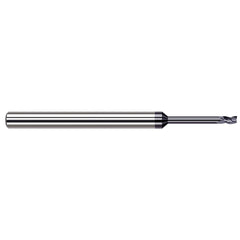 Harvey Tool - Square End Mills; Mill Diameter (Inch): 1/16 ; Mill Diameter (Decimal Inch): 0.0620 ; Length of Cut (Inch): 3/32 ; Length of Cut (Decimal Inch): 0.0930 ; Material: Solid Carbide ; Finish/Coating: AlTiN Nano - Exact Tool & Supply
