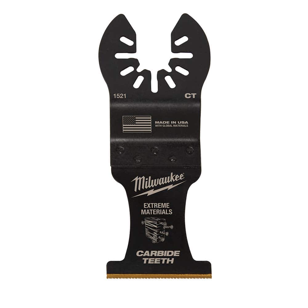 Milwaukee Tool - Rotary & Multi-Tool Accessories; Accessory Type: Multi-Material Blade ; For Use With: Multi-Tools ; Includes: 1-3/8" TITANIUM CARBIDE TEETH MULTI-MATERIAL BLADE ; Maximum RPM: 0.000 ; Tooth Style: End Cut ; Head Diameter (Inch): 1-3/8 - Exact Tool & Supply
