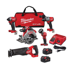 Milwaukee Tool - 18 Volt Combination Tool Kit - Exact Tool & Supply