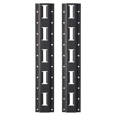 Milwaukee Tool - Small Parts Boxes & Organizers; Type: Racking Track ; Width (Inch): 3.50 ; Depth (Inch): 0.60 ; Height (Inch): 20.1 ; Number of Compartments: 2 ; Frame Material: Steel - Exact Tool & Supply