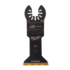 Milwaukee Tool - Rotary & Multi-Tool Accessories; Accessory Type: Multi-Material Blade ; For Use With: Multi-Tools ; Includes: 1-3/4" TITANIUM BI-METAL METAL BLADE ; Maximum RPM: 0.000 ; Color: Silver ; Tooth Style: End Cut - Exact Tool & Supply