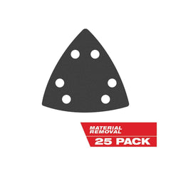 Milwaukee Tool - Rotary & Multi-Tool Accessories; Accessory Type: Triangle Sandpaper ; For Use With: Multi-Tools ; Includes: 25PC TRIANGLE SAND PAPER VARIETY PACK (5) 60 GRIT, (5) 80 GRIT, (5) 120 GRIT, (5) 180 GRIT, (5) 240 GRIT ; Maximum RPM: 0.000 ; T - Exact Tool & Supply