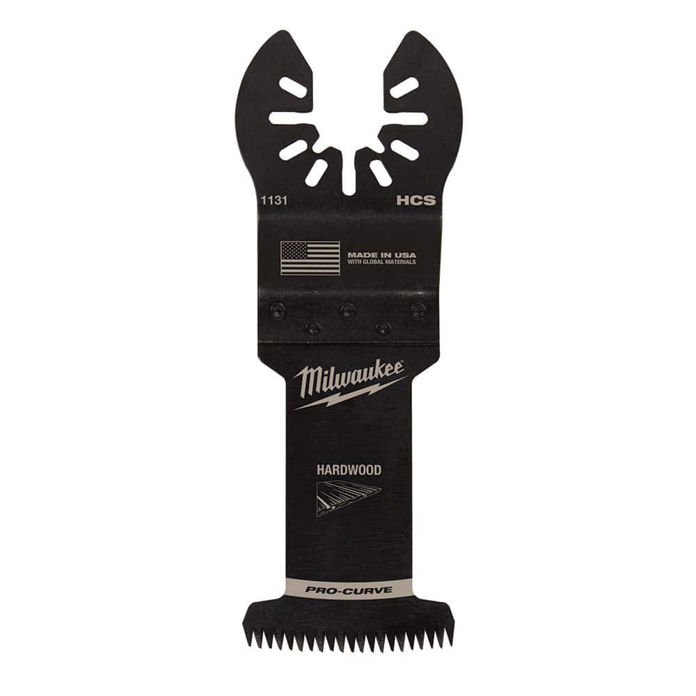 Milwaukee Tool - Rotary & Multi-Tool Accessories; Accessory Type: Multi-Material Blade ; For Use With: Multi-Tools ; Includes: 1-3/8" HCS JAPANESE TOOTH BLADE ; Maximum RPM: 0.000 ; Color: Black ; Tooth Style: End Cut - Exact Tool & Supply