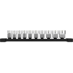 Milwaukee Tool - 10 Pc 3/8" Drive Socket Set Socket Set - Exact Tool & Supply