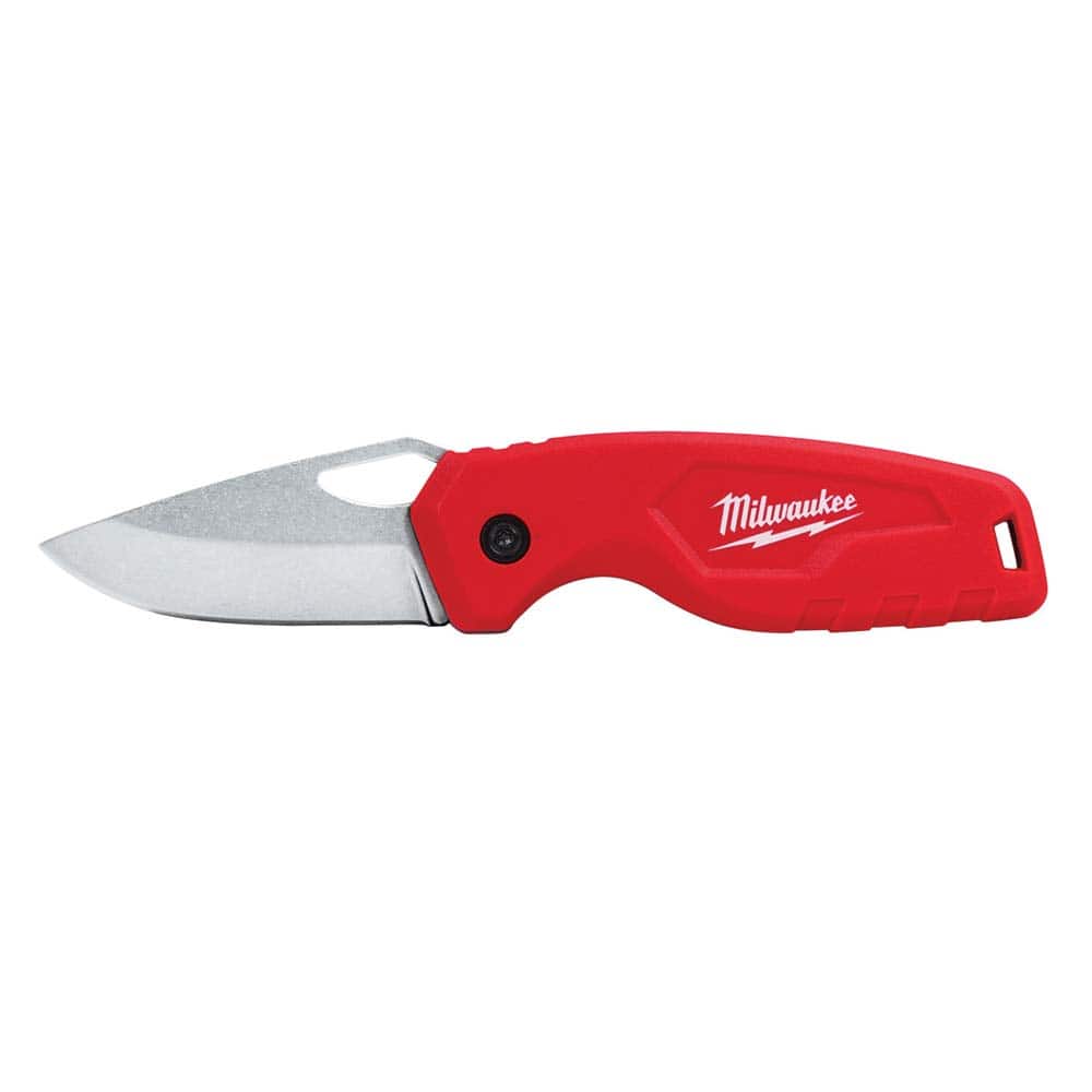 Milwaukee Tool - Pocket & Folding Knives; Knife Type: Folding Knife ; Edge Type: Fine Edge ; Blade Length (Inch): 2-1/4 ; Handle Material: Glass-Filled Nylon ; Closed Length (Decimal Inch): 3.9500 ; Overall Length (Inch): 6 - Exact Tool & Supply