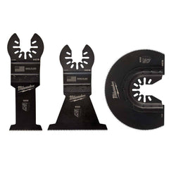 Milwaukee Tool - Rotary & Multi-Tool Accessories; Accessory Type: Wood Blade ; For Use With: Multi-Tools ; Includes: 1-3/8" HCS WOOD BLADE, 2-1/2" HCS WOOD BLADE, 3-1/2" HCS SEGMENTED WOOD BLADE ; Maximum RPM: 0.000 ; Tooth Style: End Cut ; Head Diameter - Exact Tool & Supply