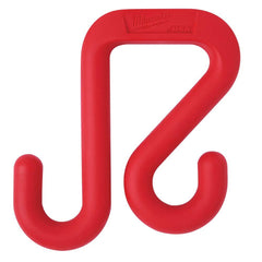 Milwaukee Tool - All-Purpose & Utility Hooks; Type: Bucket Hook ; Overall Length (Inch): 6; 6 ; Material: Plastic ; Color: Red ; Overall Length: 6 ; Material: Plastic - Exact Tool & Supply