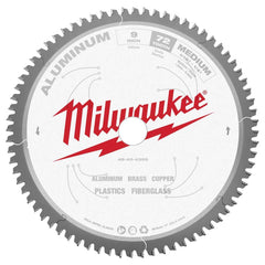 Milwaukee Tool - Wet & Dry-Cut Saw Blades; Blade Diameter (Inch): 7-1/4 ; Blade Material: Carbide-Tipped ; Arbor Style: Standard Round ; Arbor Hole Diameter (Inch): 1 ; Arbor Hole Diameter (Decimal Inch): 1 ; Application: Non-Ferrous Metal Cutting - Exact Tool & Supply