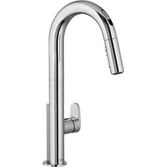 American Standard - Electronic & Sensor Faucets; Type: Sensor ; Style: Modern; Contemporary ; Type of Power: 4 AA Batteries ; Spout Type: High Arc ; Mounting Centers: Single Hole (Inch); Finish/Coating: Polished Chrome - Exact Tool & Supply