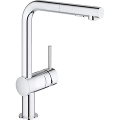 Grohe - Kitchen & Bar Faucets; Type: Pull Out ; Style: Contemporary; Modern; Transitional ; Mount: Deck ; Design: One Handle ; Handle Type: Lever ; Spout Type: Pullout - Exact Tool & Supply