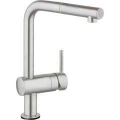Grohe - Kitchen & Bar Faucets; Type: Pull Out ; Style: Contemporary; Modern; Transitional ; Mount: Deck ; Design: One Handle ; Handle Type: Lever ; Spout Type: Pullout - Exact Tool & Supply
