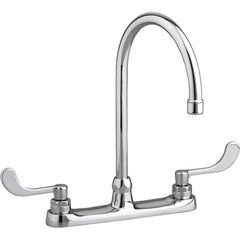 American Standard - Kitchen & Bar Faucets; Type: Gooseneck ; Style: Contemporary; Modern; Transitional ; Mount: Deck ; Design: Two Handle ; Handle Type: Lever ; Spout Type: Gooseneck - Exact Tool & Supply