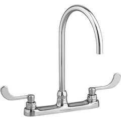 American Standard - Kitchen & Bar Faucets; Type: Gooseneck ; Style: Contemporary; Modern; Transitional ; Mount: Wallmount ; Design: Two Handle ; Handle Type: Lever ; Spout Type: Gooseneck - Exact Tool & Supply
