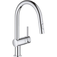 Grohe - Kitchen & Bar Faucets; Type: Pull Out ; Style: Contemporary; Modern; Transitional ; Mount: Deck ; Design: One Handle ; Handle Type: Lever ; Spout Type: Pullout - Exact Tool & Supply