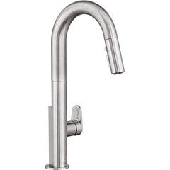 American Standard - Kitchen & Bar Faucets; Type: Pull Down ; Style: Contemporary; Modern; Transitional ; Mount: Deck ; Design: One Handle ; Handle Type: Lever ; Spout Type: High Arc - Exact Tool & Supply