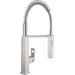 Grohe - Kitchen & Bar Faucets; Type: Pull Down ; Style: Contemporary; Modern; Transitional ; Mount: Deck ; Design: One Handle ; Handle Type: Lever ; Spout Type: High Arc - Exact Tool & Supply