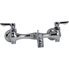 American Standard - Industrial & Laundry Faucets; Type: Utility Faucet ; Style: Transitional ; Design: Two Handle ; Handle Type: Lever ; Spout Type: Straight ; Mounting Centers: 8 (Inch) - Exact Tool & Supply