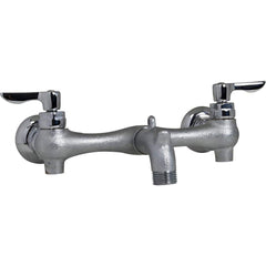 American Standard - Industrial & Laundry Faucets; Type: Utility Faucet ; Style: Transitional ; Design: Two Handle ; Handle Type: Lever ; Spout Type: Straight ; Mounting Centers: 8 (Inch) - Exact Tool & Supply