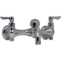 American Standard - Industrial & Laundry Faucets; Type: Utility Faucet ; Style: Transitional ; Design: Two Handle ; Handle Type: Lever ; Spout Type: Straight ; Mounting Centers: 8 (Inch) - Exact Tool & Supply