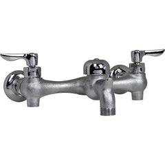 American Standard - Industrial & Laundry Faucets; Type: Utility Faucet ; Style: Transitional ; Design: Two Handle ; Handle Type: Lever ; Spout Type: Straight ; Mounting Centers: 8 (Inch) - Exact Tool & Supply