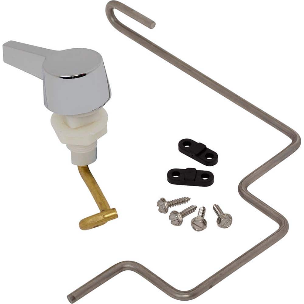 American Standard - Faucet Replacement Parts & Accessories; Type: Left Hand Trip Lever for Pressure Assist 4086 Toilet Tank ; For Use With: Left Hand Trip Lever for Pressure Assist 4086 Toilet Tank ; Material: Metal - Exact Tool & Supply