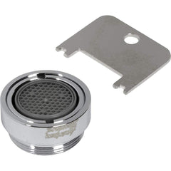 American Standard - Faucet Replacement Parts & Accessories; Type: 1.5 gpm/5.7 L/ min Pressure-Compensating Vandal-Resistant Aerator With Key ; For Use With: 1.5 gpm/5.7 L/ min Pressure-Compensating Vandal-Resistant Aerator With Key ; Material: Metal - Exact Tool & Supply