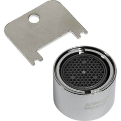 American Standard - Faucet Replacement Parts & Accessories; Type: 1.0 gpm/3.8 L/min Pressure-Compensating Vandal-Resistant Aerator With Key ; For Use With: 1.0 gpm/3.8 L/min Pressure-Compensating Vandal-Resistant Aerator With Key ; Material: Metal - Exact Tool & Supply