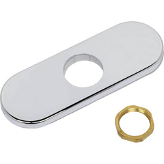 American Standard - Faucet Replacement Parts & Accessories; Type: Serin 4-inch Deck Plate ; For Use With: Serin 4-inch Deck Plate ; Material: Metal - Exact Tool & Supply