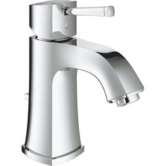 Grohe - Lavatory Faucets; Type: Deck Mount ; Spout Type: Low Arc ; Design: Lever ; Handle Type: Lever ; Mounting Centers: Single Hole (Inch); Drain Type: Pop-Up - Exact Tool & Supply
