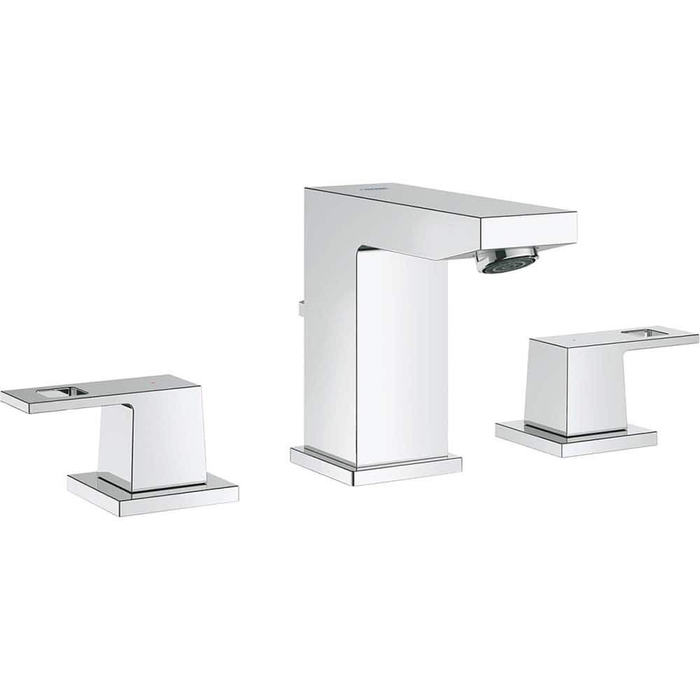 Grohe - Lavatory Faucets; Type: Widespread ; Spout Type: Low Arc ; Design: Two Handle ; Handle Type: Lever ; Mounting Centers: 8 (Inch); Drain Type: Pop-Up - Exact Tool & Supply