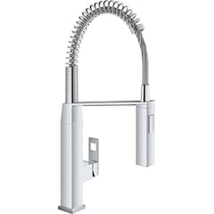 Grohe - Kitchen & Bar Faucets; Type: Pull Down ; Style: Contemporary; Modern; Transitional ; Mount: Deck ; Design: One Handle ; Handle Type: Lever ; Spout Type: High Arc - Exact Tool & Supply