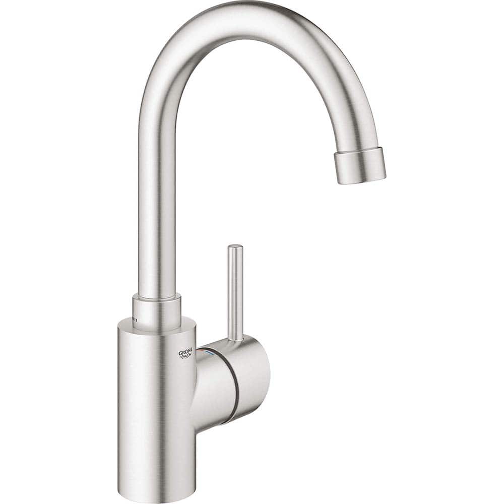 Grohe - Kitchen & Bar Faucets; Type: Bar Faucet ; Style: Contemporary; Modern; Transitional ; Mount: Deck ; Design: One Handle ; Handle Type: Lever ; Spout Type: High Arc - Exact Tool & Supply
