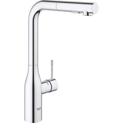 Grohe - Kitchen & Bar Faucets; Type: Pull Out ; Style: Contemporary; Modern; Transitional ; Mount: Deck ; Design: One Handle ; Handle Type: Lever ; Spout Type: Pullout - Exact Tool & Supply