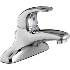 American Standard - Lavatory Faucets; Type: Centerset ; Spout Type: Standard ; Design: Lever ; Handle Type: Lever ; Mounting Centers: 4 (Inch); Drain Type: Pop-Up - Exact Tool & Supply