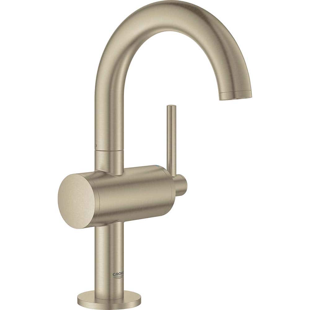 Grohe - Lavatory Faucets; Type: Deck Mount ; Spout Type: High Arc ; Design: Lever ; Handle Type: Lever ; Mounting Centers: Single Hole (Inch); Drain Type: No Drain - Exact Tool & Supply