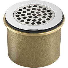 American Standard - Drain Components; Type: Grid Drain ; Material: Brass - Exact Tool & Supply