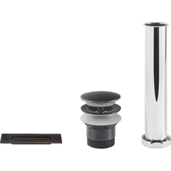 American Standard - Drain Components; Type: Overflow Cover and Drain Kit ; Includes: Overflow Cover ; Material: Brass - Exact Tool & Supply